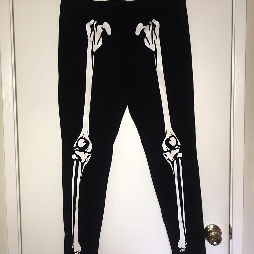 Skeleton leggings